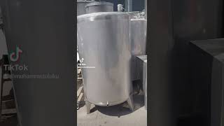 Paslanmaz Zeytinyağı Depolama Tankı 2000 Litre Tortu Çıkışlı