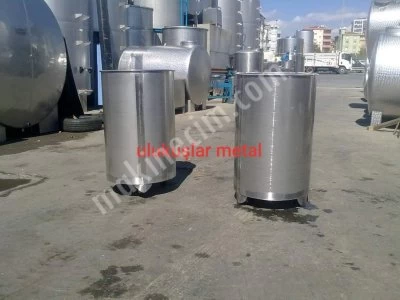 STAINLESS PAINT BOILER 250 500 1000 LITER WITH WHEELS