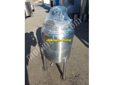 Paslanmaz 100 Litre Karıştırıcılı Tank Sıvı Üretim Mikseri