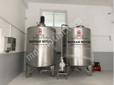 Stainless Agitator Mixer Boiler Tank Chemistry Kozmatik Goda Tank Mixer
