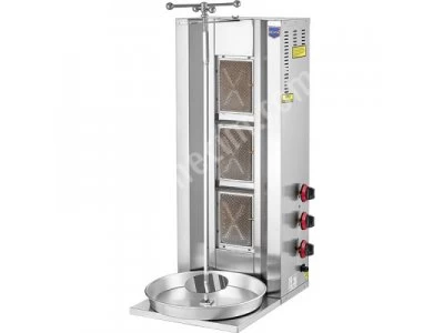 Döner Ocagı Ce Belgeli 3 Radyanlı Doğalgaz Veya Propan (Lpg ) Otomatik Dönen Motor İle Kullanım Ko
