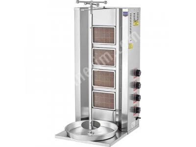 Döner Ocagı Ce Belgeli 3 Radyanlı Doğalgaz Veya Propan (Lpg ) Otomatik Dönen Motor İle Kullanım Ko
