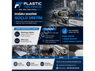 Plastik Ekstrüzyon Makinaları