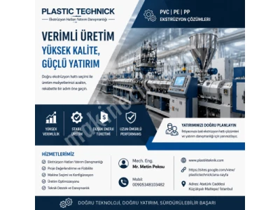 Plastik Ekstrüzyon Makinaları