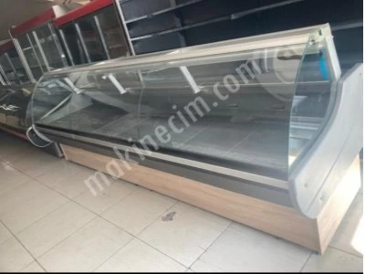 4 Metre Kasap Şarküteri Reyonu Market Dolabı