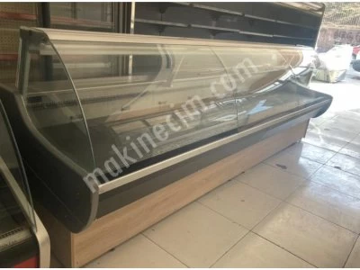 4 Metre Kasap Şarküteri Reyonu Market Dolabı