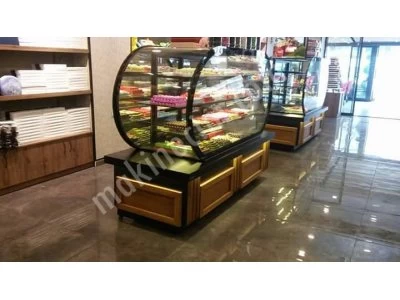 Clock Type Cake Cabinet