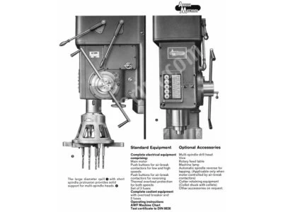 Arboga 5012 Transmission Drill Work With Multi Spindle Or Normal Transmission