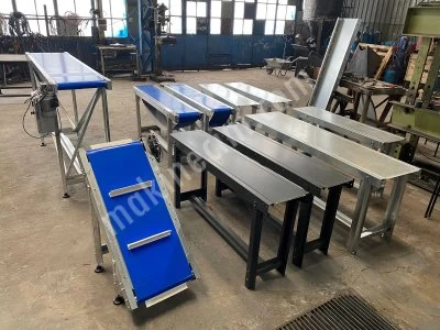 25 Cm Pvc Bantlı Konveyör - İnkjet Konveyör - Tarih Kodlamalı Konveyör