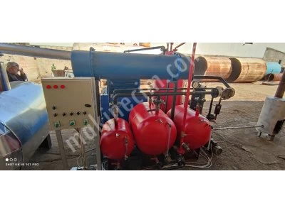 500 Litrelik Madeni Atık Yağ Geridönüşüm Makinası