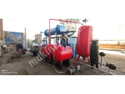 500 Litrelik Madeni Atık Yağ Geridönüşüm Makinası