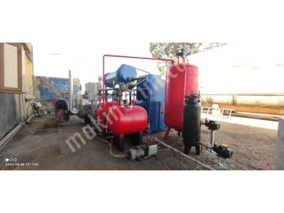 500 Litrelik Madeni Atık Yağ Geridönüşüm Makinası