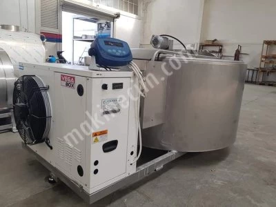 1000 Kg Kapasiteli Süt Soğutma Tankı