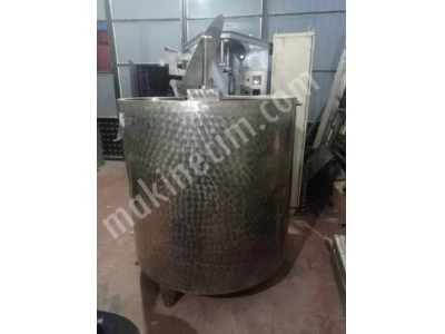 Krom Kazan Çikolata Kazanı Süt Kazanı 400 Litre