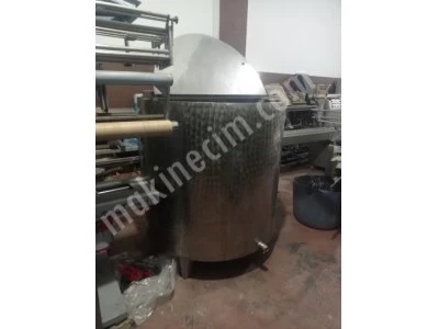 Krom Kazan Çikolata Kazanı Süt Kazanı 400 Litre