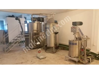 Çkolata Bilyeli Mikser,Çikolata Makinesi,500 Kg Çikolata Hamur Makinesi,Bilyeli,Çikolata Makinesi,Stok Tank