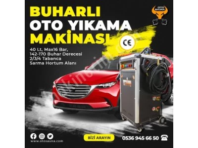 Otosauna Buharlı Oto Yıkama Makinaları İmalattan Satış