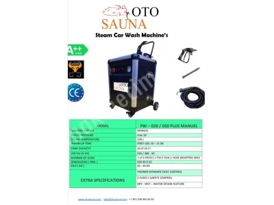 Otosauna Buharlı Oto Yıkama Makinaları İmalattan Satış
