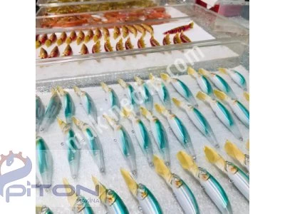 Gılt Prıntıng On Rapala Gılt Platıng Machıne On Fake Fısh