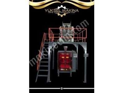 10 Terazili Dikey Quadro Paketleme Makinası