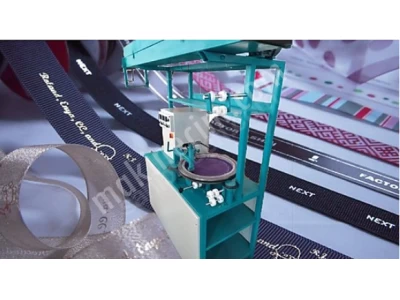 Dar Dokuma Dairesel Tip Serigrafi Baskı Makinesi