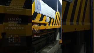 1.600 Ton Hidrolik Pres, Sıvama Presi, Sıcak İş Presi, Kaucuk Presi, Kompozit Presi, Melamin Presi