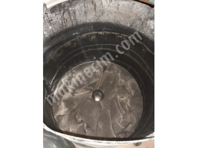 Paslanmaz Boya Kazanı 600 Litre, Tekerlekli, Vanalı