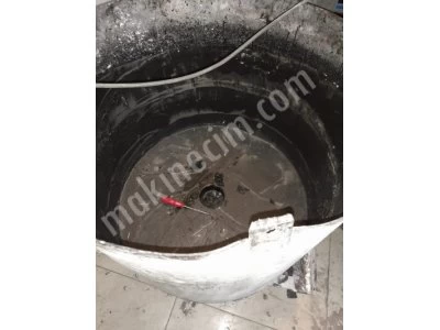 Paslanmaz Boya Kazanı 600 Litre, Tekerlekli, Vanalı