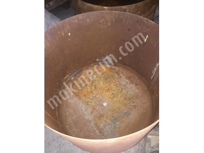 Paslanmaz Boya Kazanı 600 Litre, Tekerlekli, Vanalı