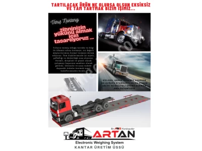 Her İhtiyaca Cevap Veren Hesaplı Tır ve Kamyon Kantarı 12Mt - 14 Mt