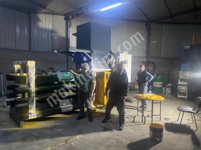Horizontal Paper Carton Nylon Pet Pressing Baling Machine