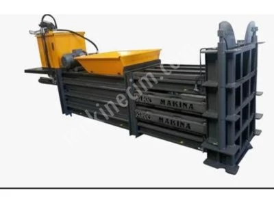Horizontal Paper Carton Nylon Pet Pressing Baling Machine