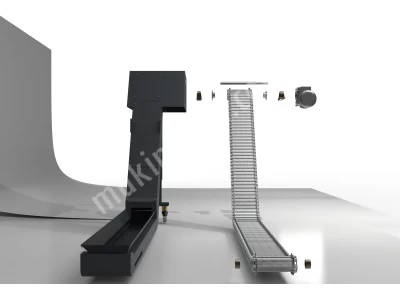Cnc Chip Conveyor - Milenyum Conveyor- Steel Hinged Belt Chip Conveyor