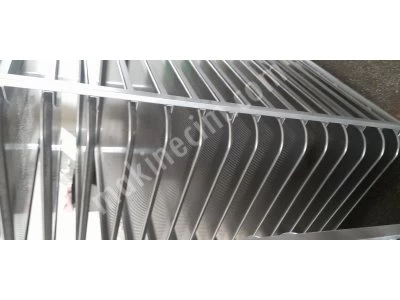 Döner Fırın Arabası 15 Raflı 75 104 Çelik Boyalı