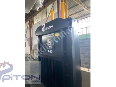 Kağıt Karton Naylon Balyalama Geri Dönüşüm Karton Presleme Dikey Balya Presi