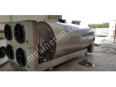 3000 Lt Milk Cooling Tank With Laser Rollbont-Ful Automatic
