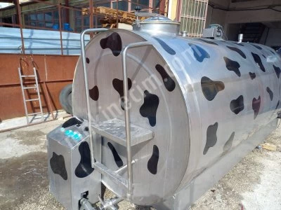 3000 Lt Milk Cooling Tank With Laser Rollbont-Ful Automatic