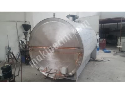 3000 Lt Milk Cooling Tank With Laser Rollbont-Ful Automatic