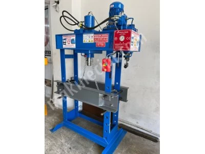 Hidrosan Halim Usta 60 Tons Hydraulic Press Motorized Mobile with Arm
