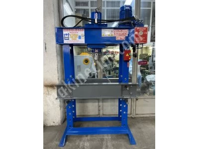 Hidrosan Halim Usta 100 Tons Hydraulic Press Motorized Mobile Mobile