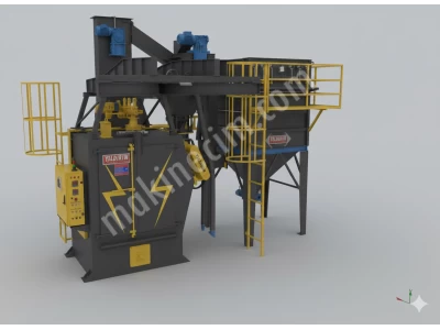 Shot Blasting Machine 1200X1200 Basket Diameter With Jet Pulse Filter