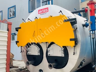 Second Hand High Capacity Steam Boiler Without Front Furnace