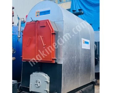 Izgaralı Kömürlü İkinci El Buhar Kazanı