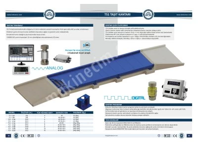 3X16 Metre 60 Ton Taşıt Kantarı