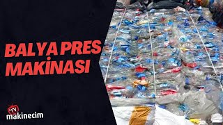 Balya Pres Makinası En Ufak Ekonomik ve Kullanışlı Kağıt Karton Naylon Presleme Makinası Şok Fiyatla