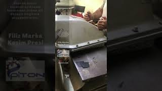 Kesim Presi Filiz Marka İkinci El Çok Temiz ve Kullanışlı
