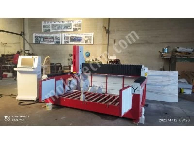 3+1 Eksen Tornalı Mermer İşleme Cnc Makinası