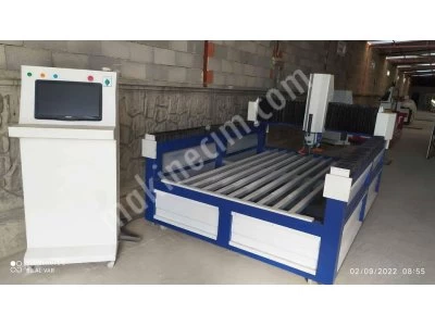 120X220X12Cm Net Çalışma Alanlı Mermer İşleme Cnc Makinası