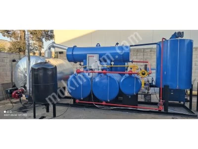 2.000 liter mobile waste oil plant