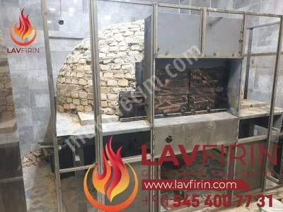 Portable Stone Oven with Wood